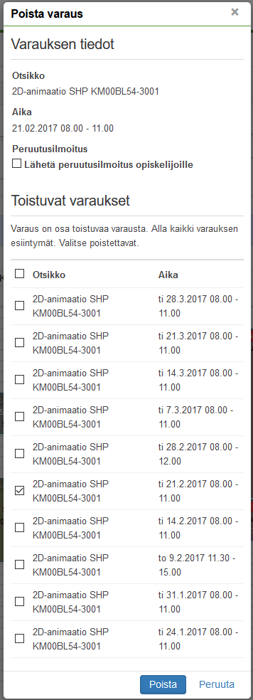 Peppi-ohjeet > Varauksen poisto ja peruminen > PPlus_poista3.PNG
