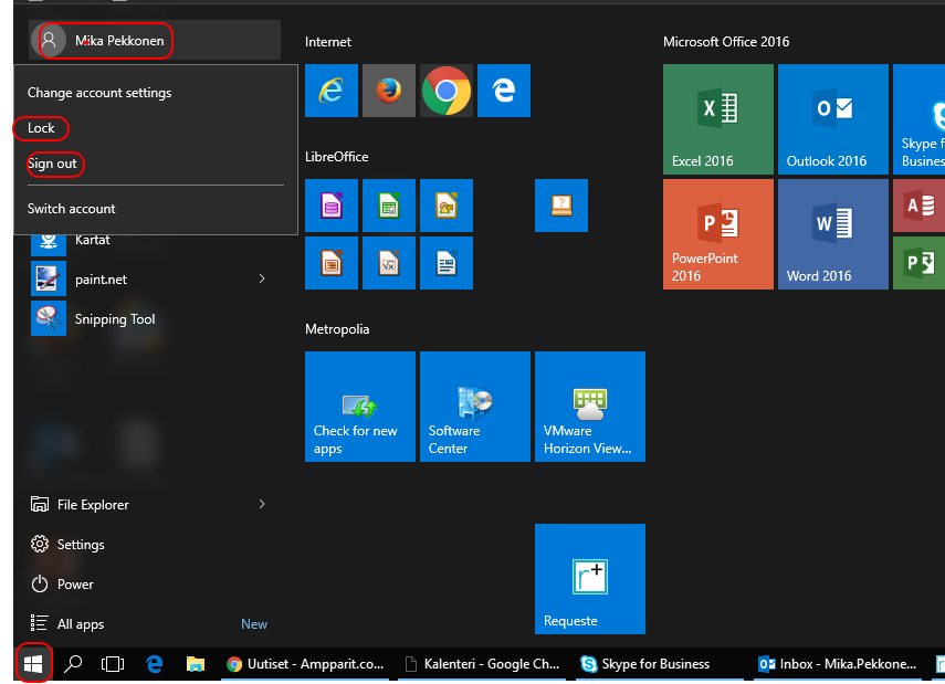 Tietohallinto > Windows 10 -pikaohje > Uloskirjautuminen.png